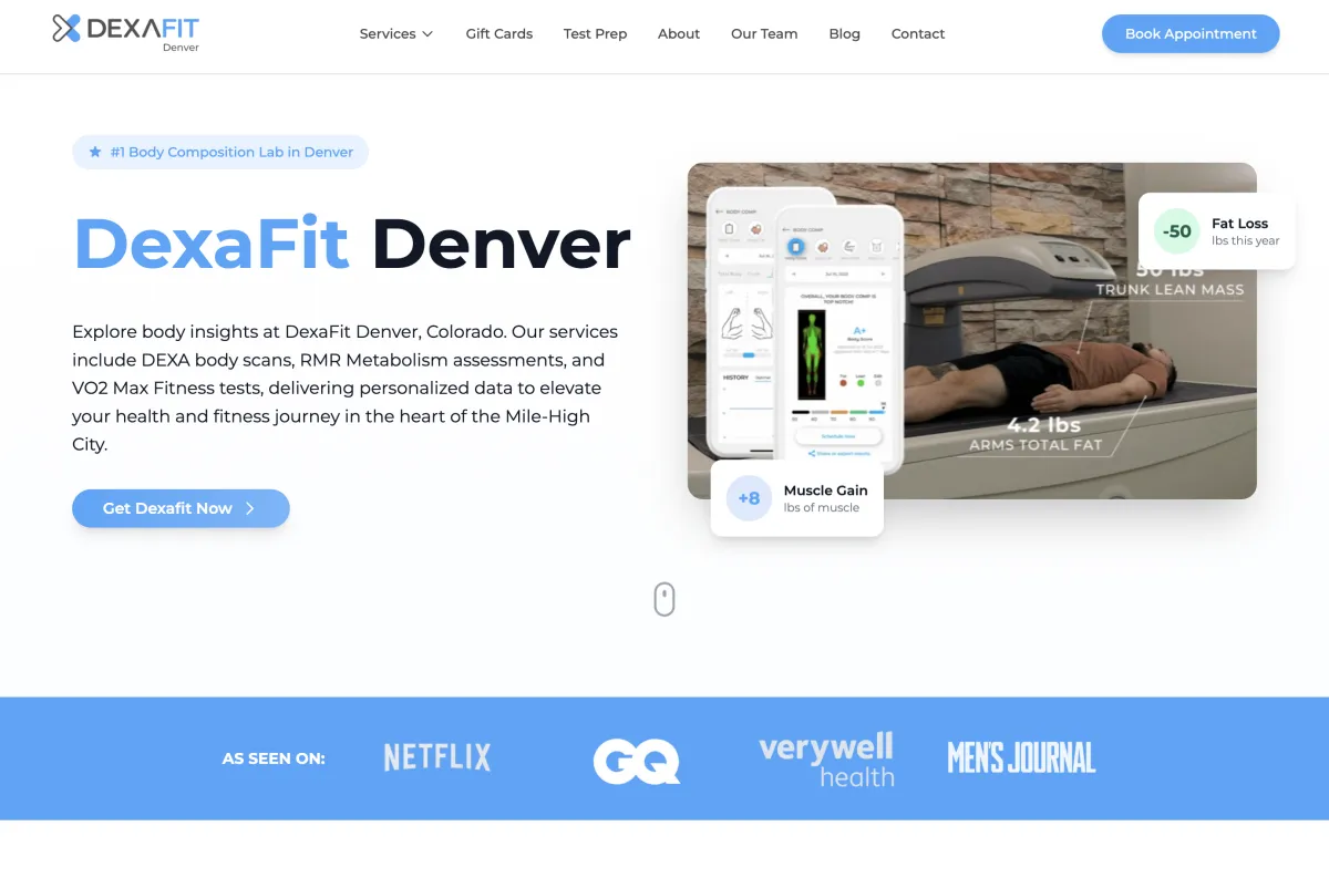 Dexafit Denver — Healthcare case study by Cracker Digital Media