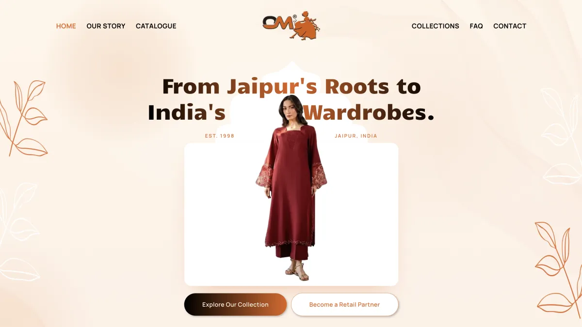 OM Traders — E-Commerce case study by Cracker Digital Media